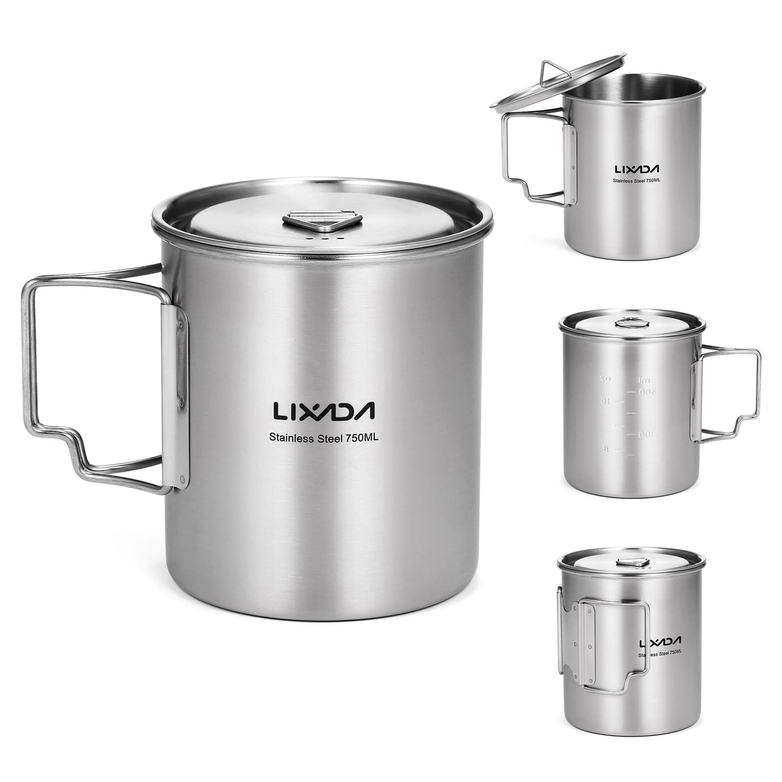 Couvercle de tasse en titane Couvercle de pot de camping