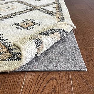 RUGPADUSA - Vinyl Lock - 8'x10' - Felt and EVA - Non-Slip Rug Pad for Vinyl, Luxury Vinyl Plank (LVP) Flooring