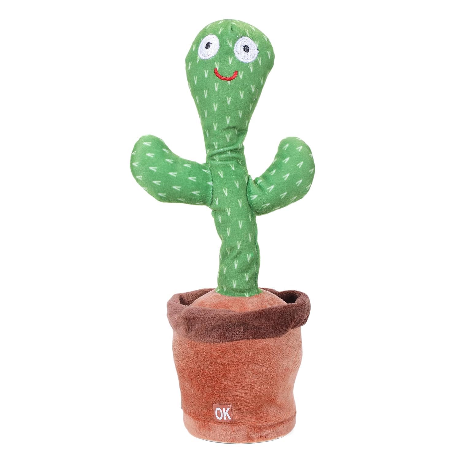 Plastic Grow Up Enterprises Toddler Dancing Cactus Baby Toy 6-12 Months, Talking Cactus Repeats And Mimics, Led English Singing, 15S Voice Recorder For Baby Boys & Girls, Green (B0DCNSQT4N) Amazon Price History, Amazon Price Tracker