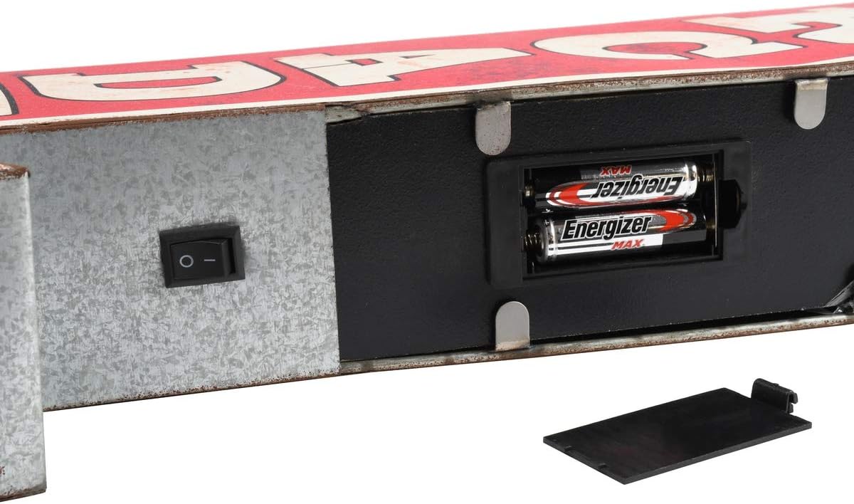 Treasure Gurus Retro 3D LED Light Arcade Marquee Arrow Sign Vintage Bar Pub Man Cave Decor Game Room Wall Art