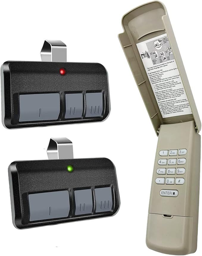 G940EVP2 Keypad with 2 Pack Remote, Fit for All Chamberlain/Liftmaster