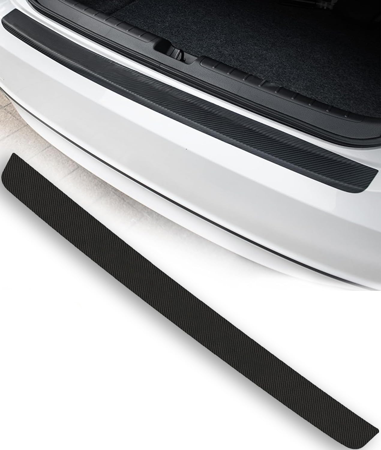 Carbon Car Rear Bumper Protecto for Abarth 595 Abarth 500 Abarth 124 Spider
