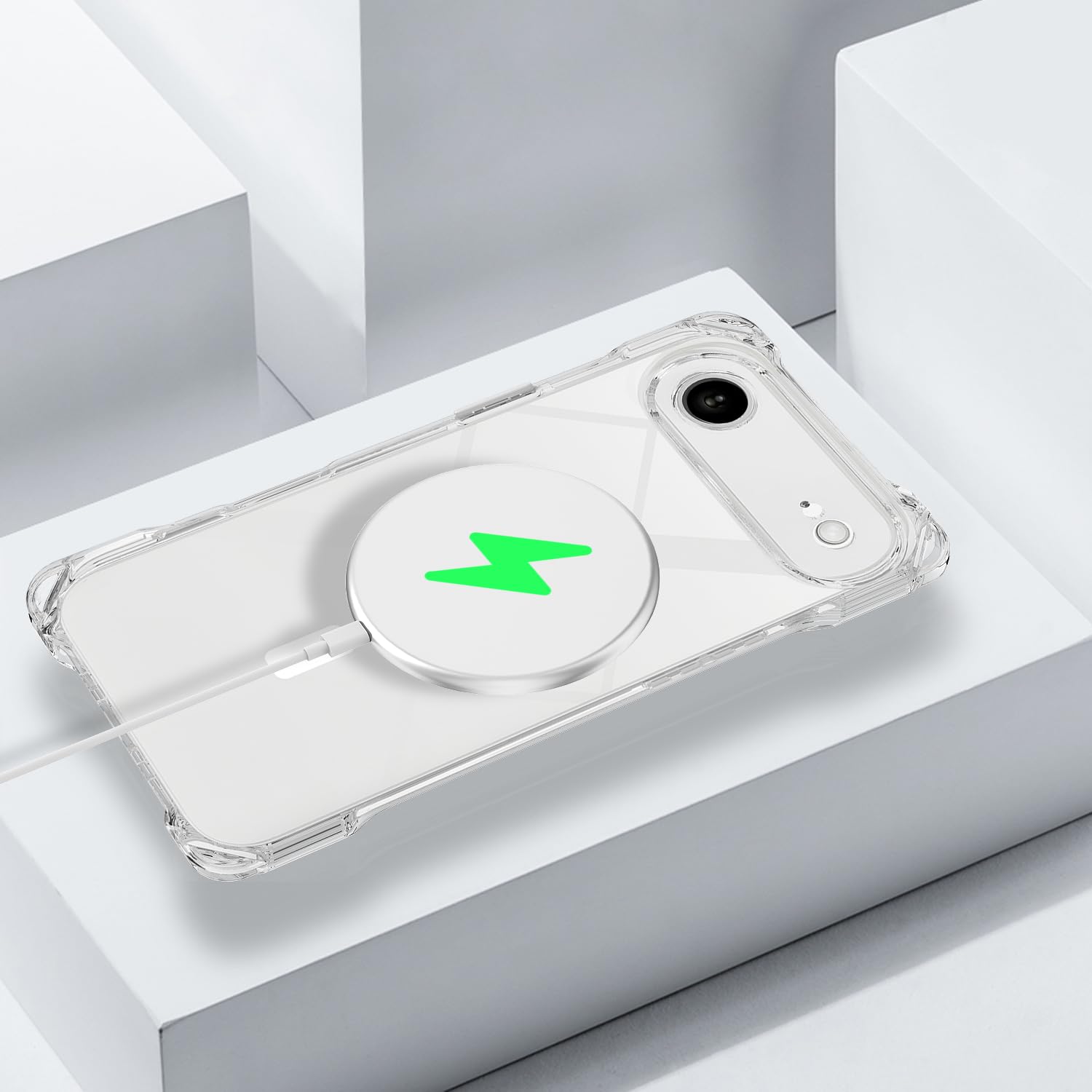 Amazon.co.jp: MagSafe対応 iPhone 17 Air用 ケースクリア ストラップ