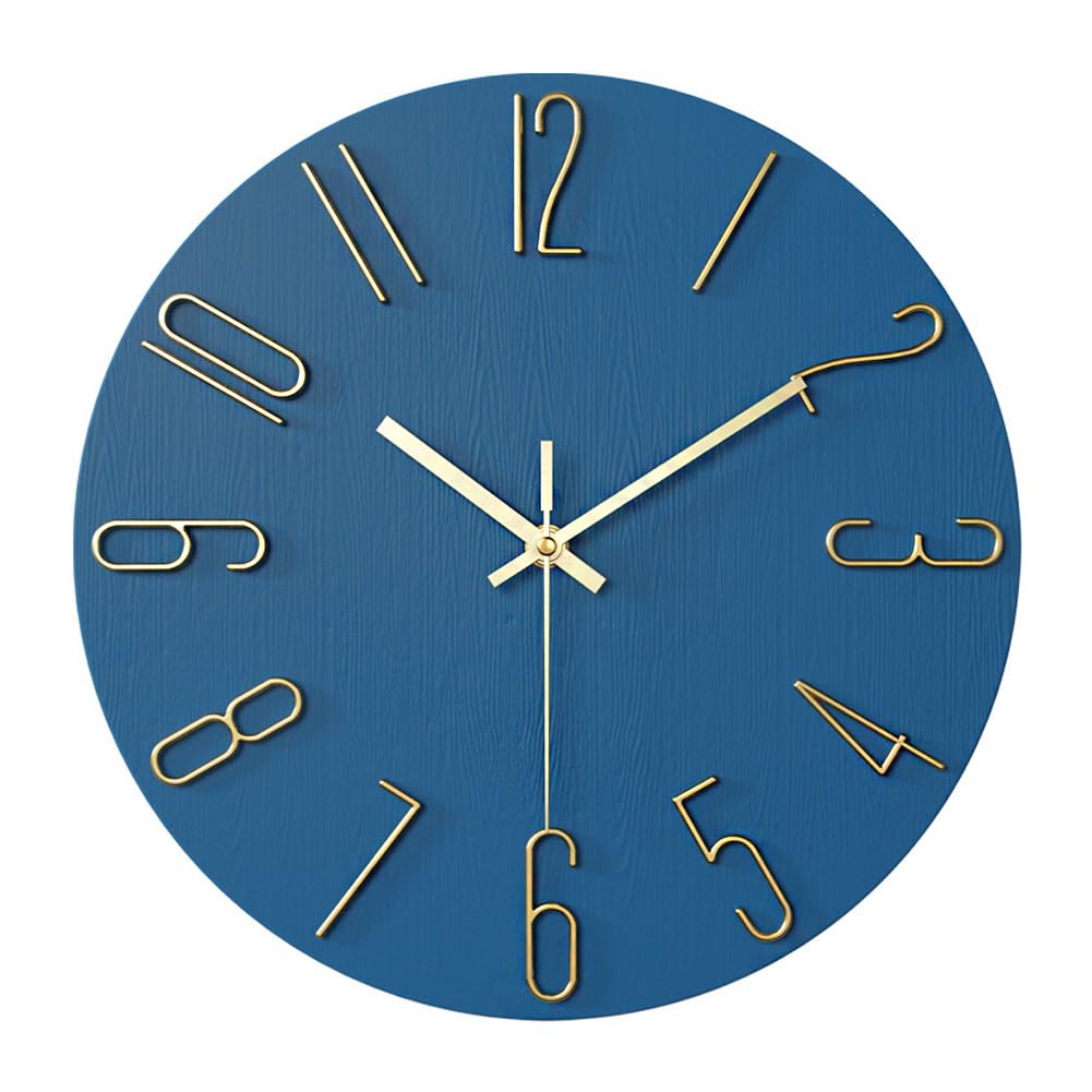 Horloge murale moderne silencieuse éliminant le tic-tac pour mieux dormir