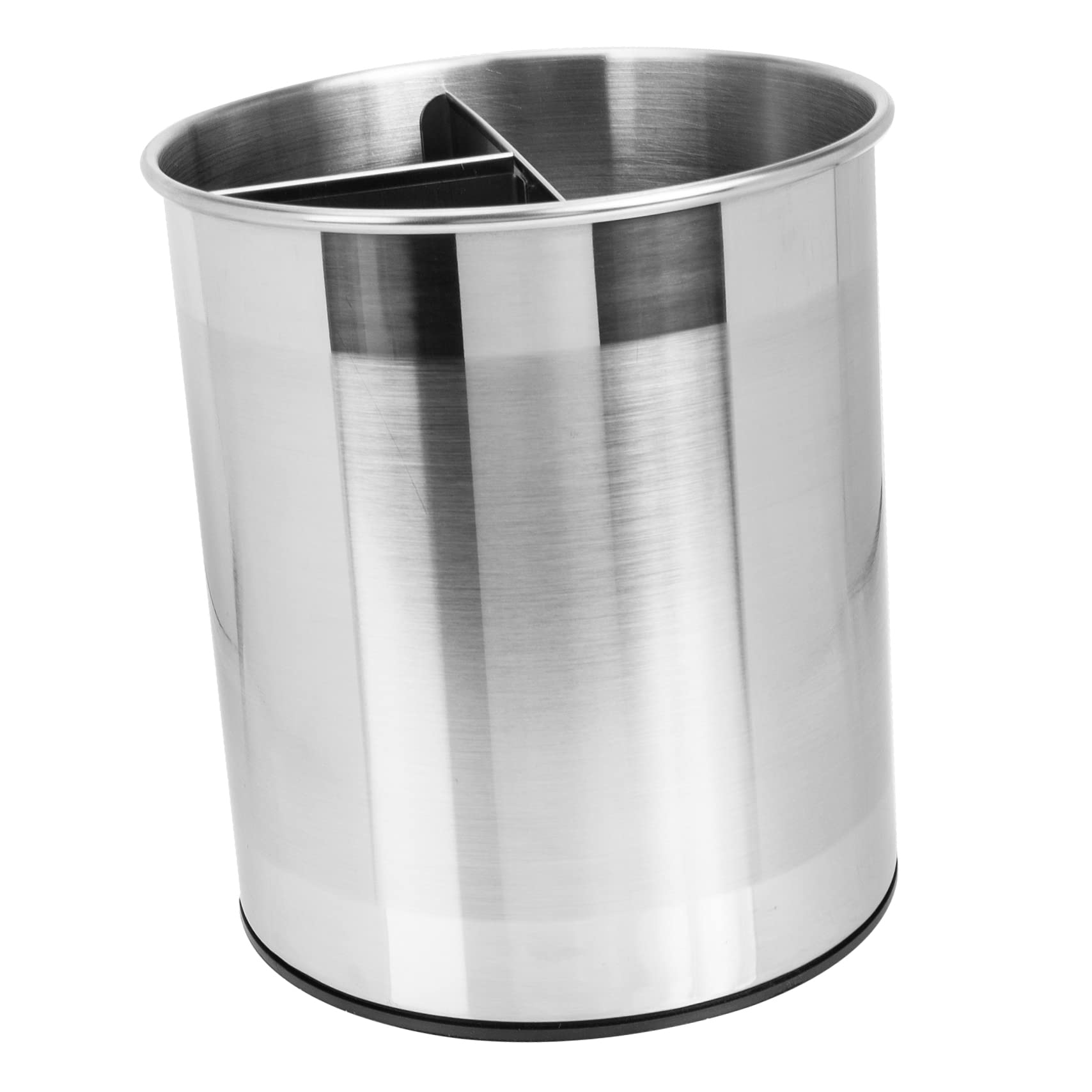 DOITOOL Support D'ustensiles de Cuisine en Acier Inoxydable Organisateur de Spatule Rotatif Seau de Rangement Multi-grilles