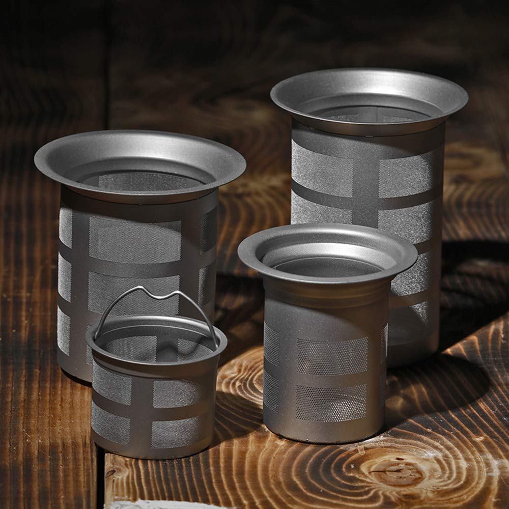 Lixada Infusor de té de malla de titanio para tetera, taza de té