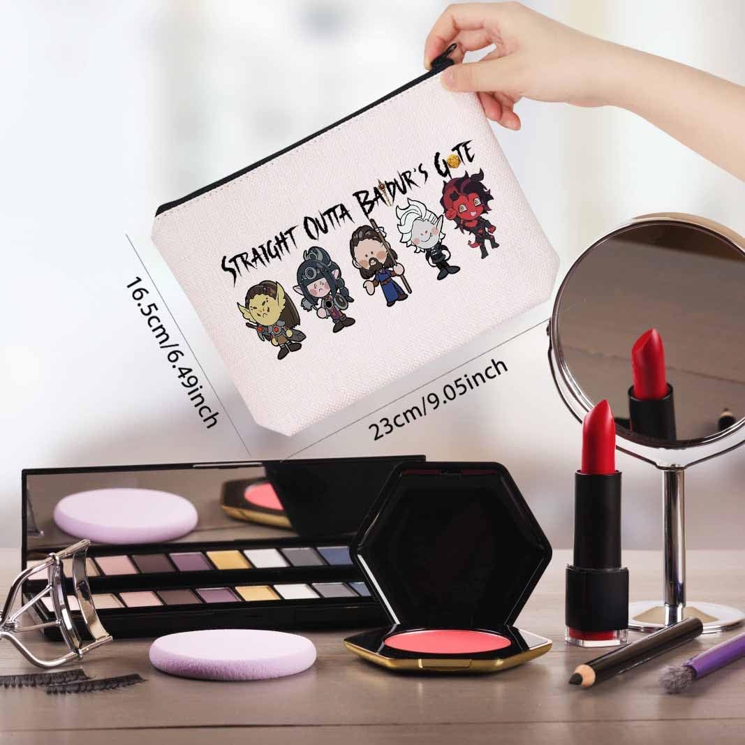 WCGXKO Novelty Gamer Gift Straight Outta Game Zipper Pouch Makeup Bag for Gamer - Image 2