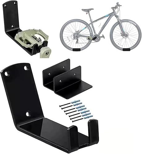 Vista 9 de Xuyuan Bike Wall Hanger,Bike Storage Garage Wall - Garage Bike Rack Bicycle Wall Mount Hook Anti-Scratch Bicycle Horizontal Hook for Garage