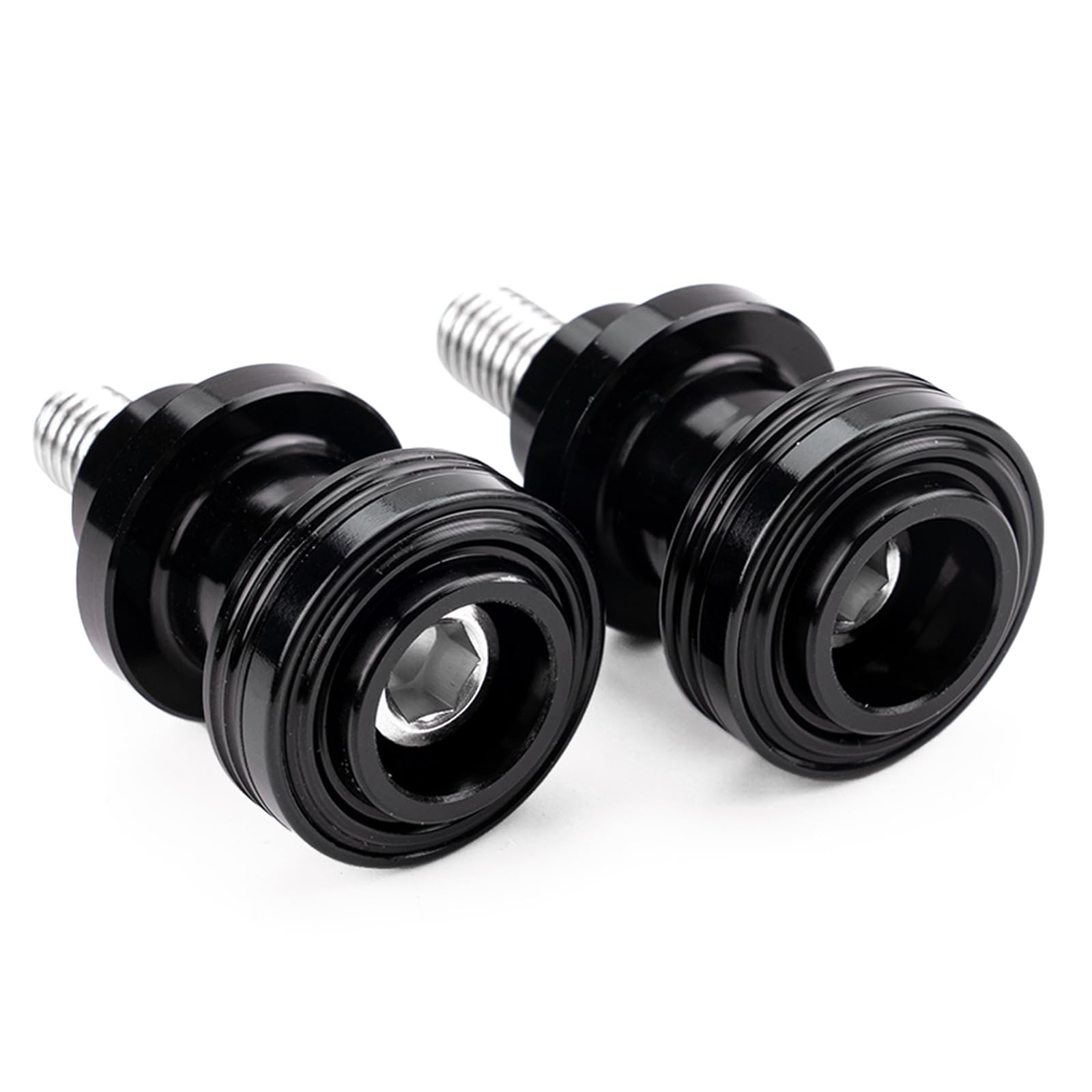 Per KAWASAKI Z900 RS SE Z500 Z650 Z800 Z1000 R SX ZX6R ZX10R NINJA 650 500 400 Moto M8 Nottolini Supporto Cursore Forcellone (Nero)