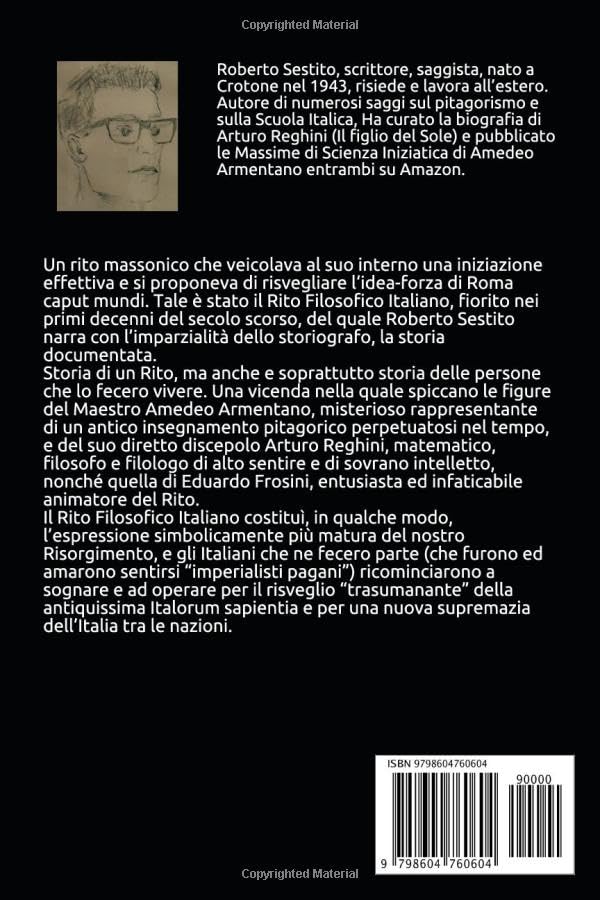 STORIA DEL RITO FILOSOFICO ITALIANO: Nuova edizione 2020 riveduta e aggiornata. (Italian Edition)