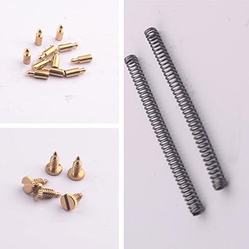 Miniatura 4 de OLDENDO Kit de reparación de repuesto para encendedor Flints Tornillo Primavera Placa Base Accesorios para encendedor 4 piezas (Longitud 49 mm1.93
