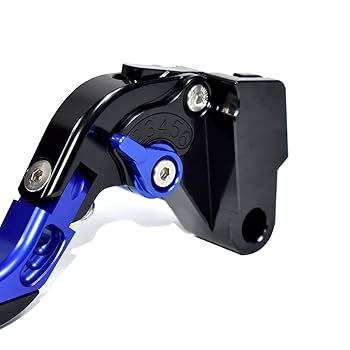 MTCRIGHTER Retractable Foldable Brake Lever Clutch Lever For Royal Enfield Himalayan 410 411 2018-2023, CNC Aluminum Alloy Made (Titanium
