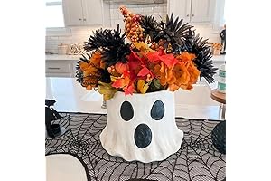 Ghost Bucket Vase & Planter: Spooky Addition to Your Halloween Decor