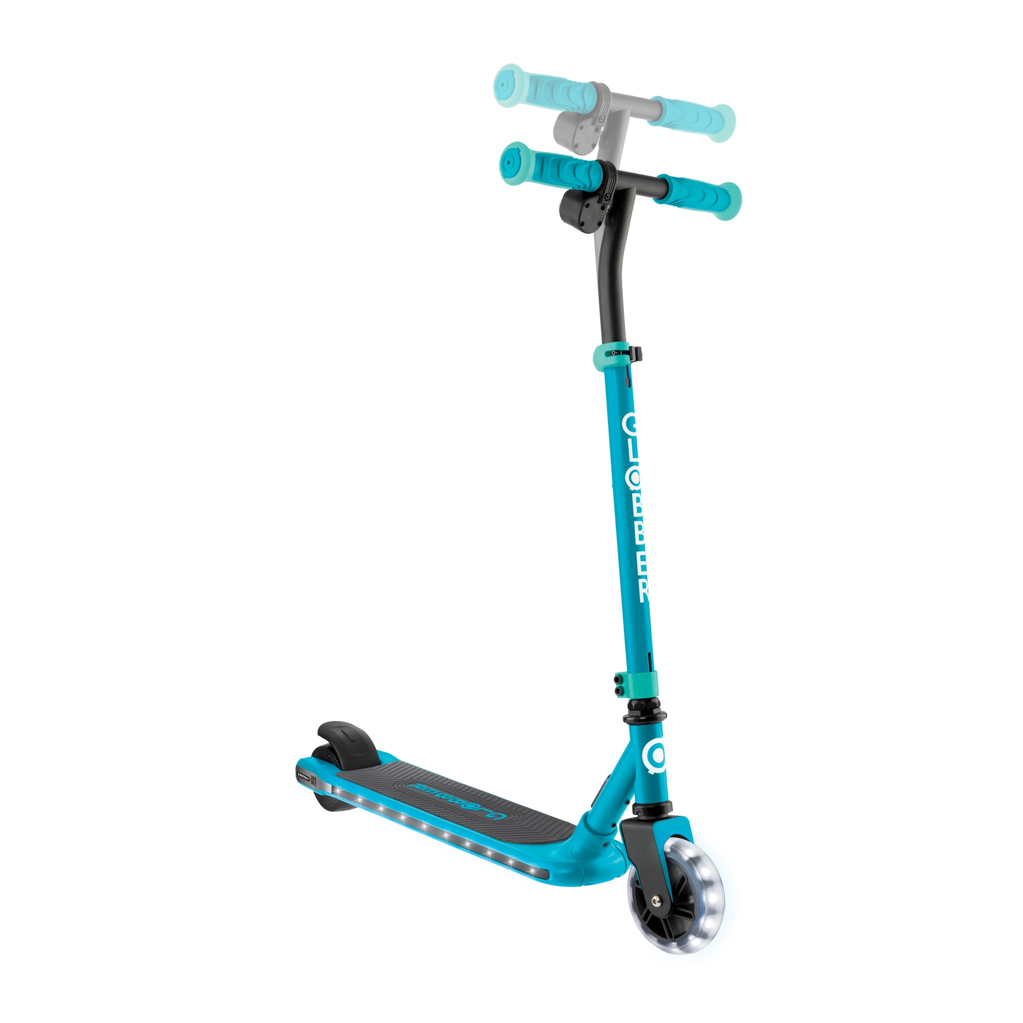 Globber - E-Motion 6 - Monopattino elettrico a 2 ruote per bambini, verde smeraldo