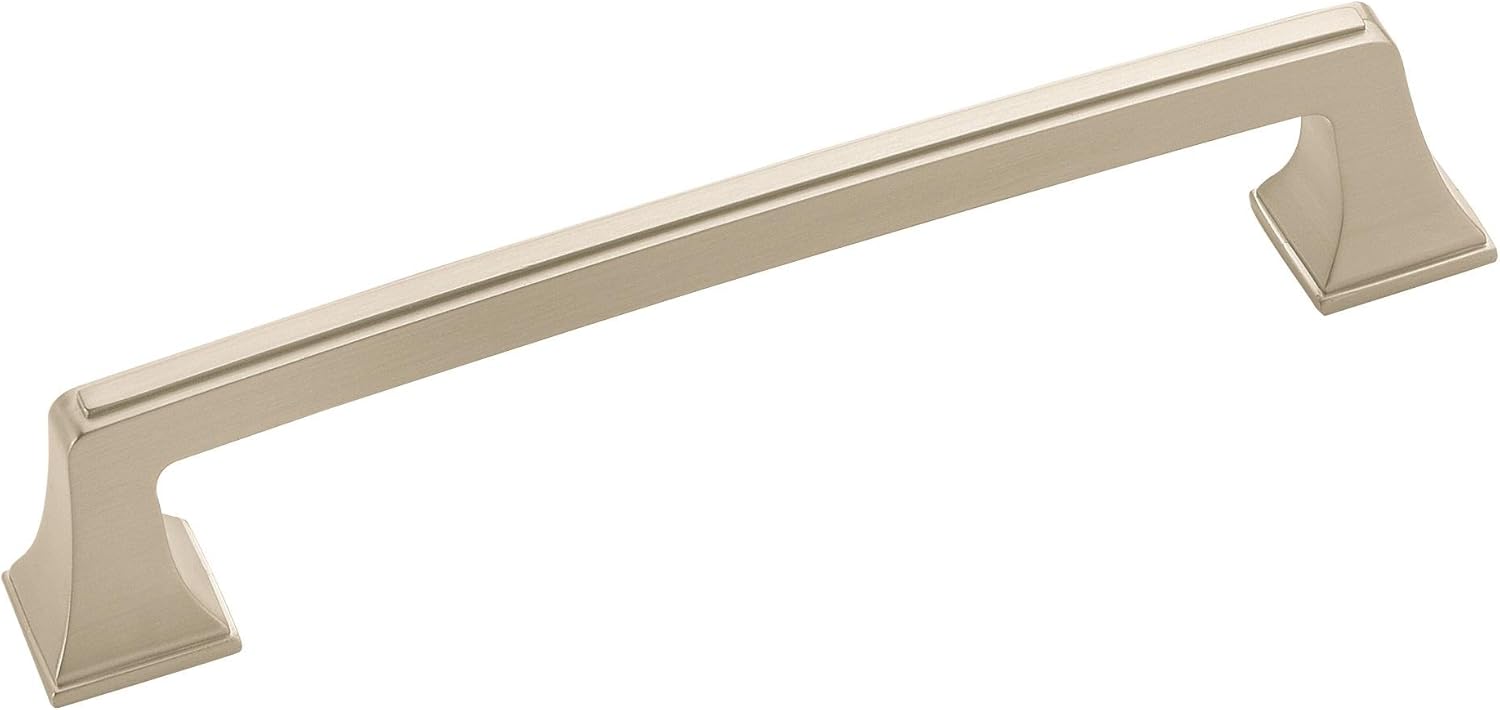 Amerock | Appliance Pull | Satin Nickel | 8 inch (203 mm) Center to Center | Mulholland | 1 Pack | Drawer Pull | Drawer Handle | Cabinet Hardware