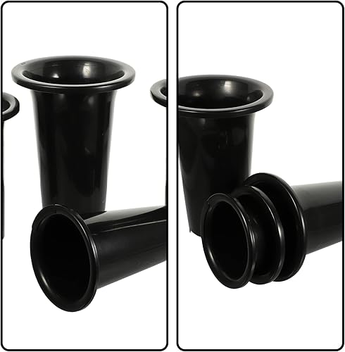 Miniatura 8 de Happyyami Maceta para orquídeas, 4 unidades, macetas de orquídeas con agujeros, maceta de plástico para plantas, macetas de vivero, maceta alta para