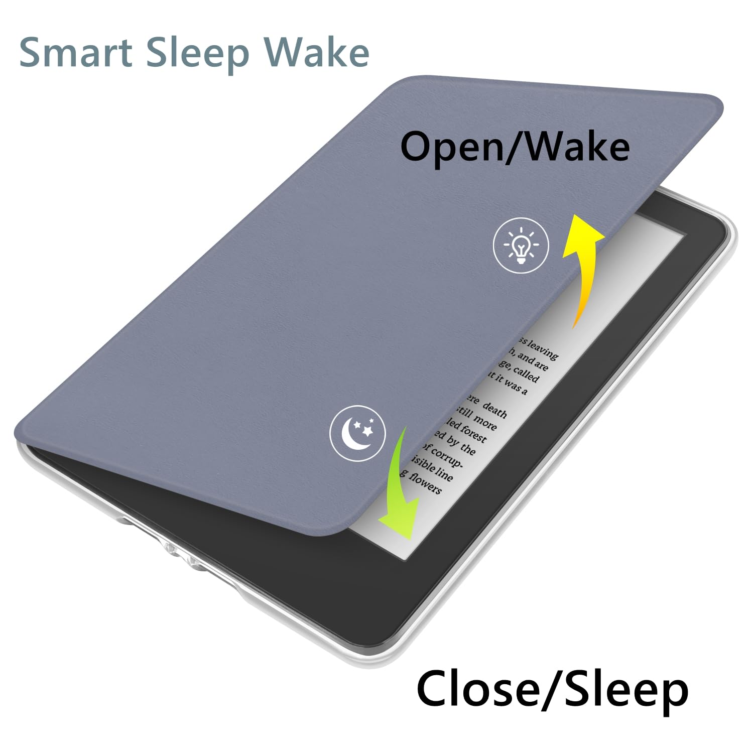Custodia per 6" Kindle Paperwhite (7th/6th/5th Gen - 2015/2013/2012 Rilasciato Modello: DP75SDI o EY21) Auto Sleep/Wake Paperwhite Custodia