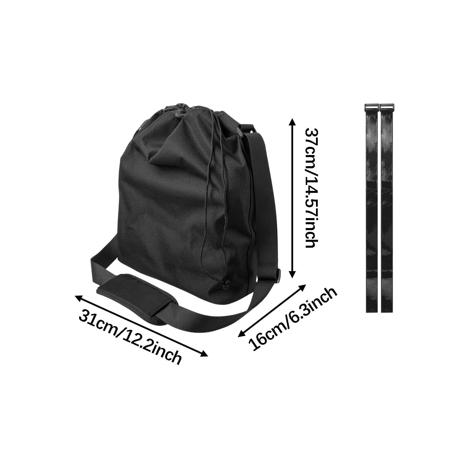 Torba do przechowywania hantli, przenośna torba na siłownię crossbody, na fitness, kemping i trening, trwała konstrukcja z zapięciem typu flip top, idealna do zorganizowanego sprzętu do ćwiczeń
