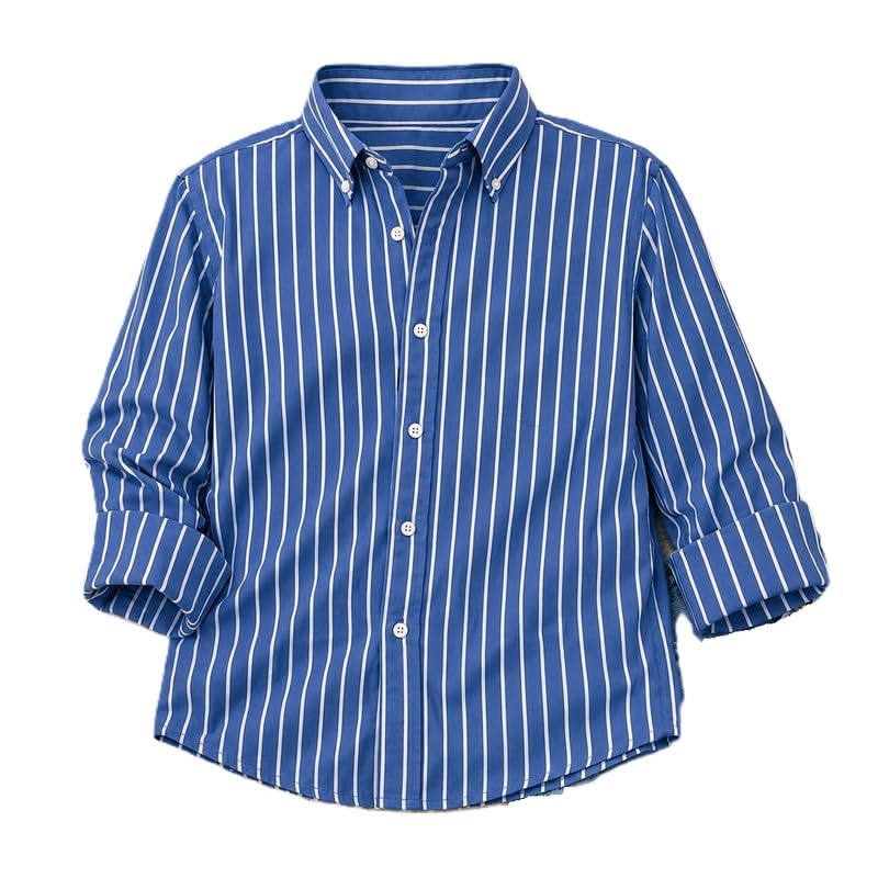 Image of Kids Cotton Full Sleeve Shirt Casual Look Comfortable Stylish Outfit for Boys Everyday Use