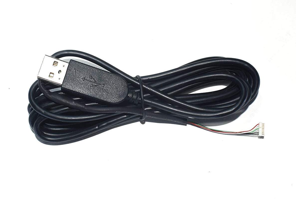 NetCost Morpho USB Cable Cord Wire Cable USB 2.0 for Morpho MSO-1300 E, E2, E3 Biometric Finger Print Scanner, Cable Wire 1.5M-Black