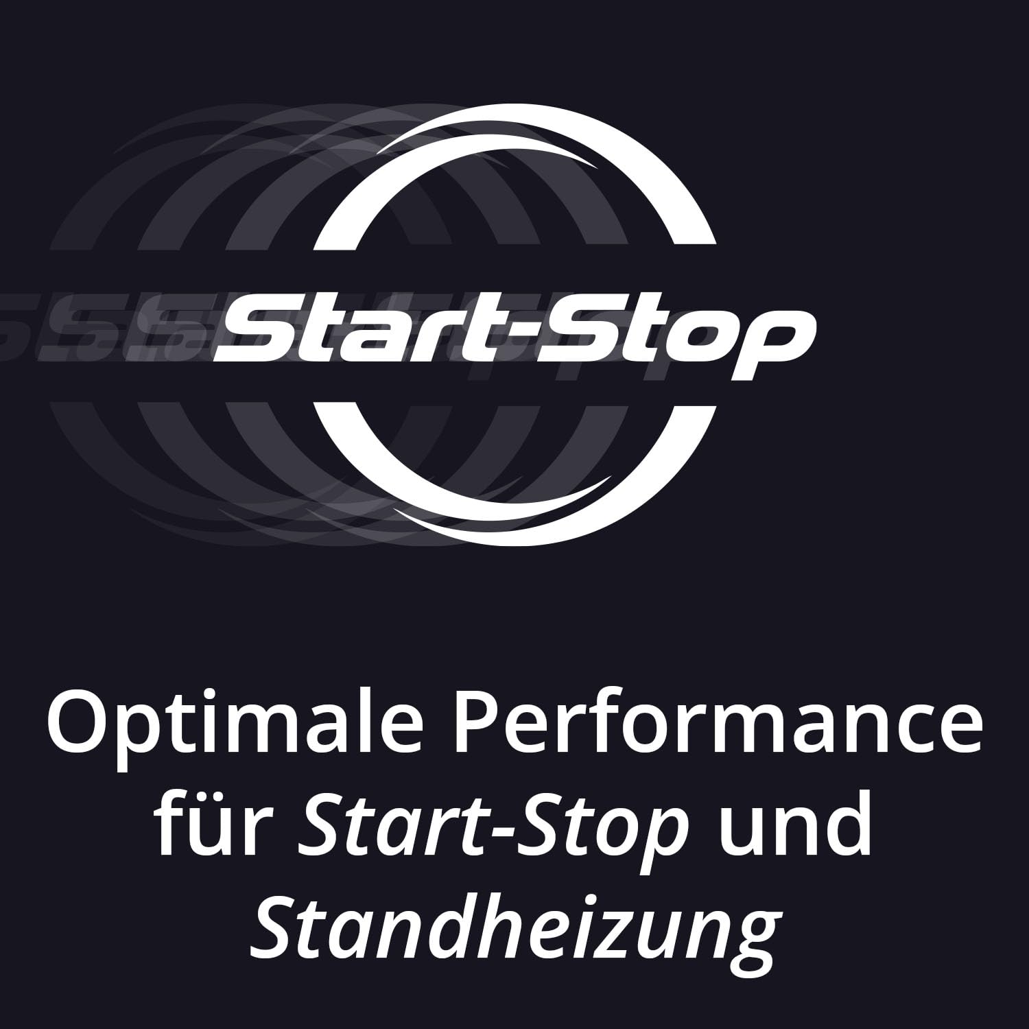 HeyVolt Autobatterie 12V 80Ah 800A/EN AGM Start-Stop, Standheizung geeignet | Starterbatterie, absolut wartungsfrei
