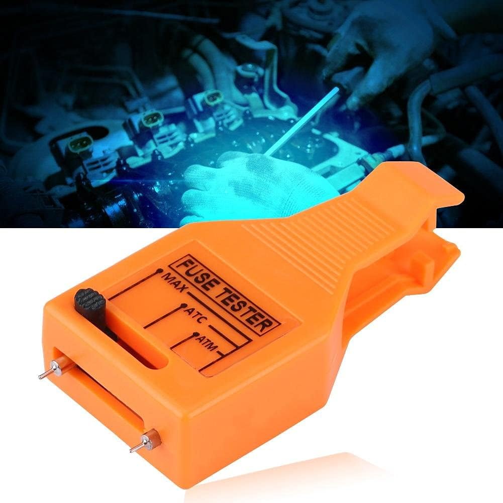 Probador de fusibles automotriz, herramienta de eliminación de probador de fusibles de coche multifuncional Probador de fusibles de cuchilla automotriz probador de fusibles