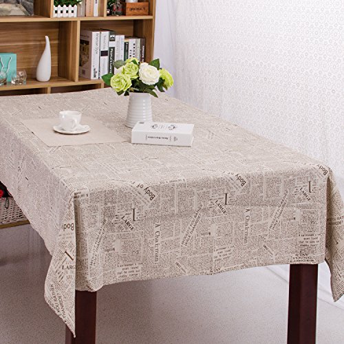 GFYWZ Domestic cotton and linen table cloth, 140 * 180cm