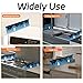 Stainless Steel Stove Gap Covers (2 Pack), Stove Gap Filler, Stove Counter Gap Guards for Kitchen, Range Trim Kit, Easy Clean with Heat Resistant, Adjustable Length 13.8” to 27.6”, Width 0.79