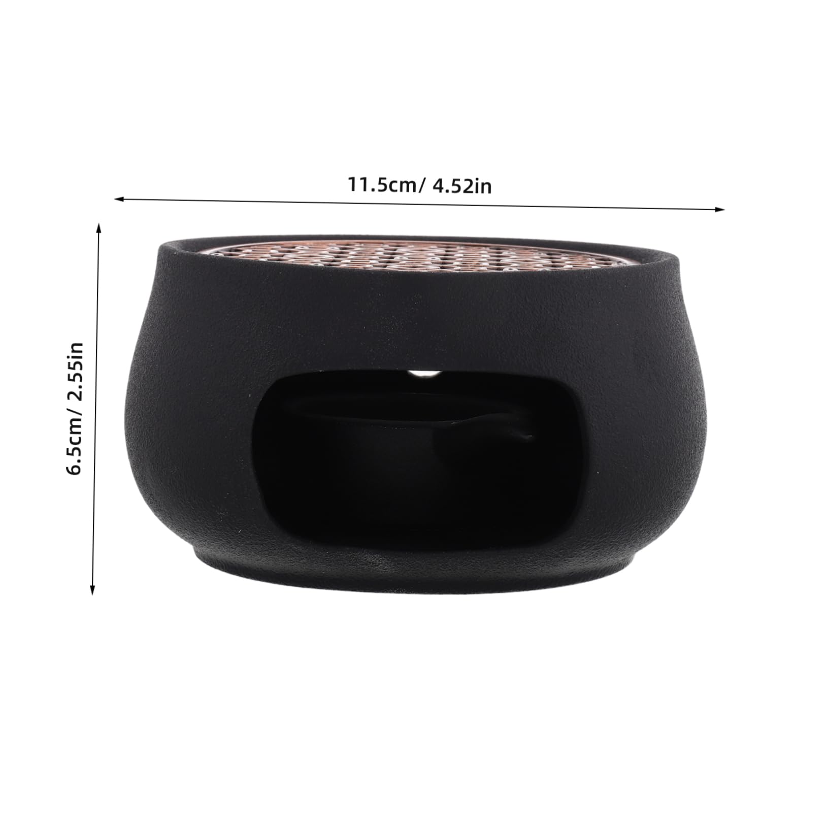 SHOWERORO Ceramic Tea Warmer for Teapot Vintage Tealight Heating Base for Coffee and Tea Multi-Functional Home Accessory for Consistent Beverage Temperature