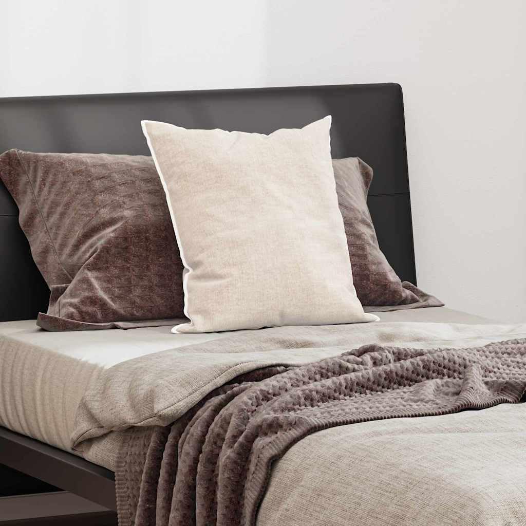 Almohada de algodón de 50 x 50 cm, color blanco, ergonómica, con relleno transpirable, suave y lavable, ideal para dormitorios y para dormir de lado