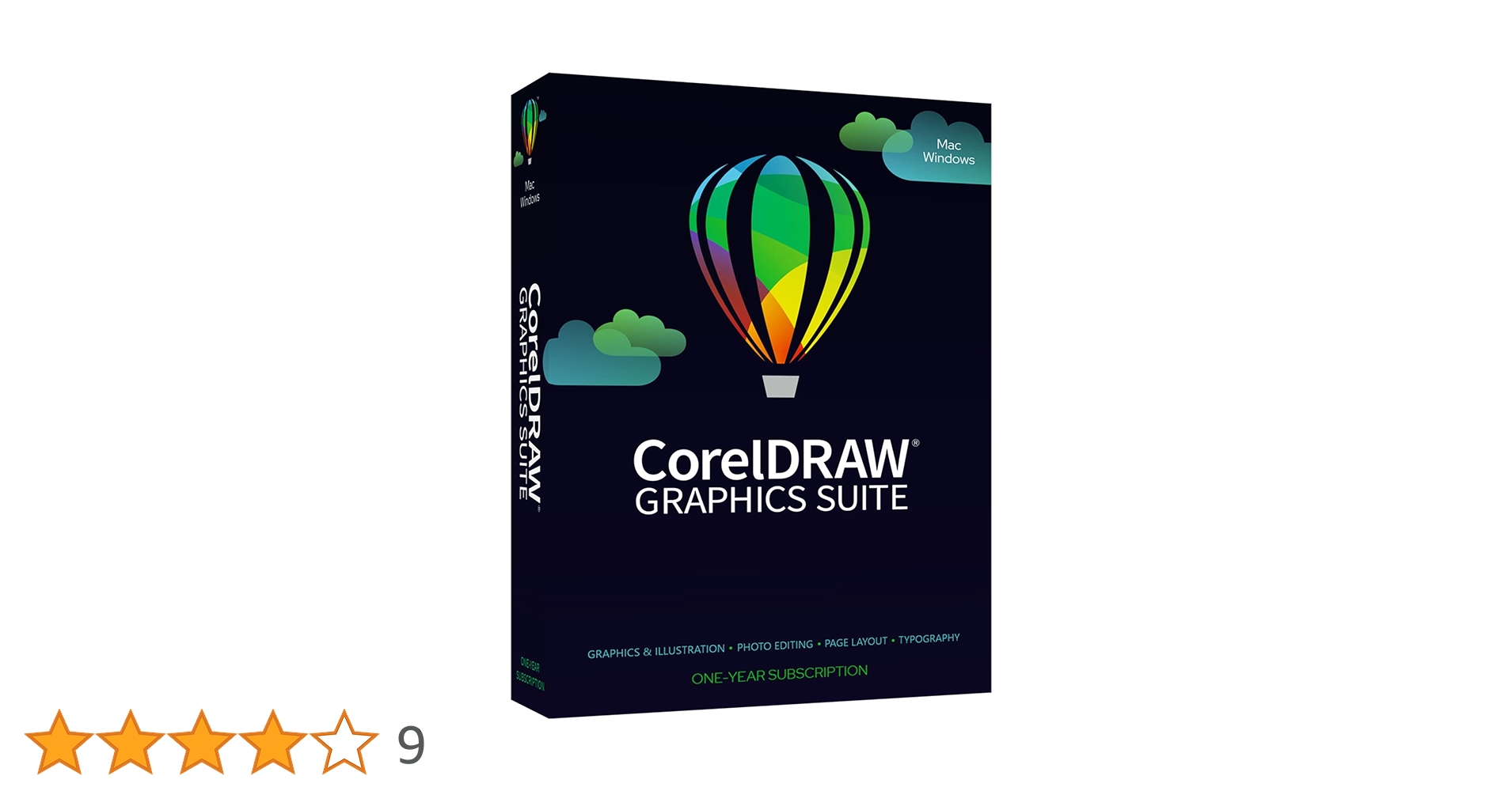 Corel CorelDRAW Graphics Suite 2024, 1 Year, Post delivery