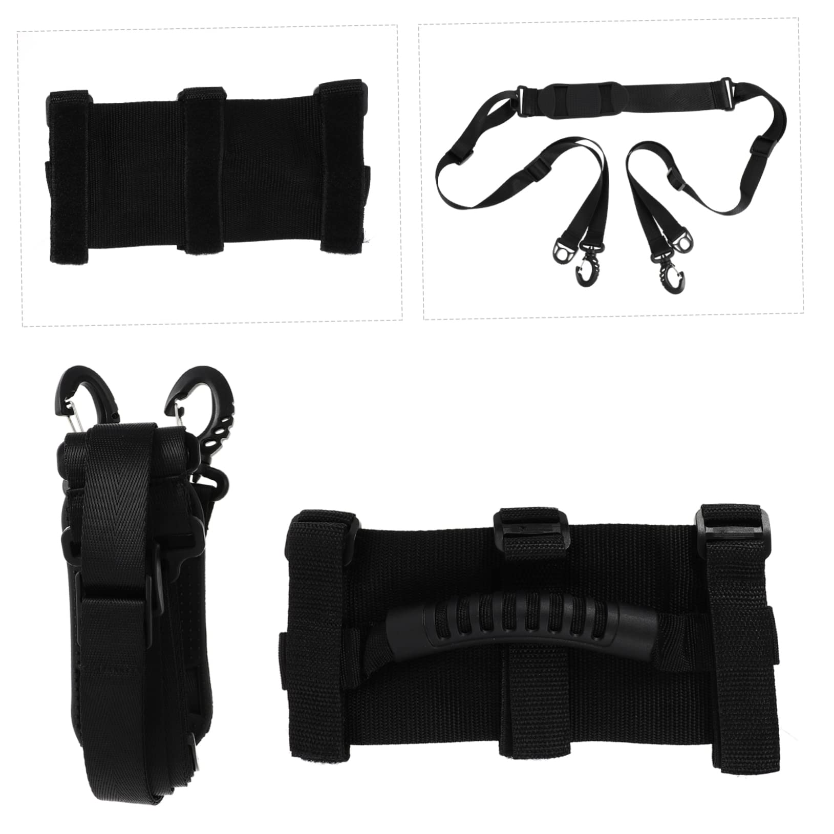 Kisangel 4pièces Sangles De Transport pour Trottinette Électrique De Sangles Réglables avec Poignée Accessoire pour Transport De Trotinettes Vélos Et Plus