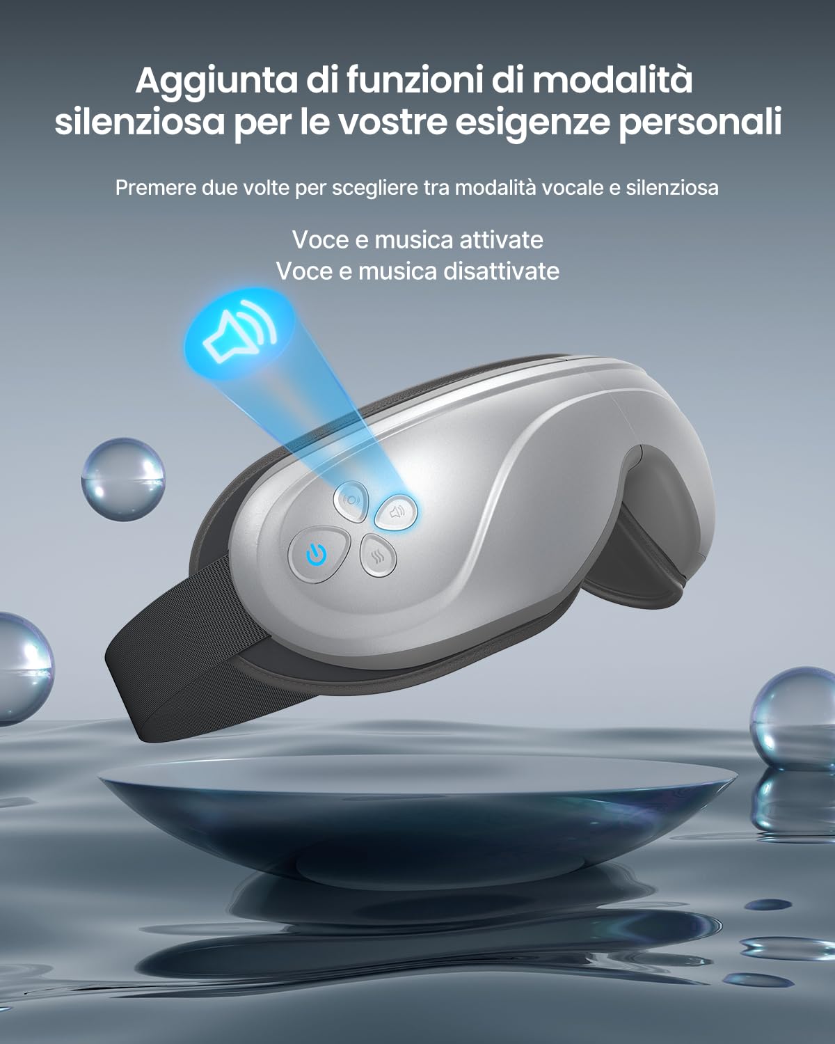 RENPHO Eyeris 2 - Extended Massaggiatore Occhi con Calore, Massaggiatore oculare per gli occhi affaticati e secchi, migliora il sonno, regalo di compleanno