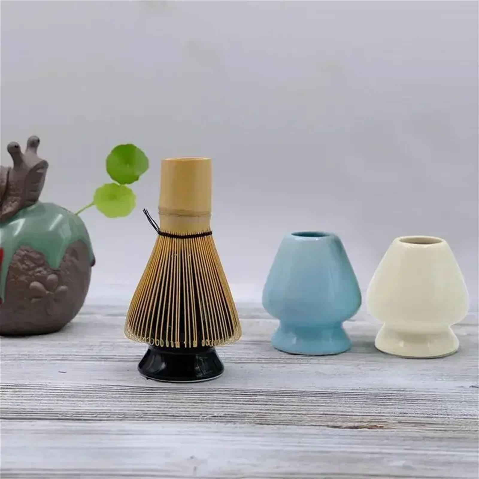 Batidor De Té Verde Matcha, Juego, Cuchara Honda Y Soporte, Accesorios For Te matcha kit(Black)