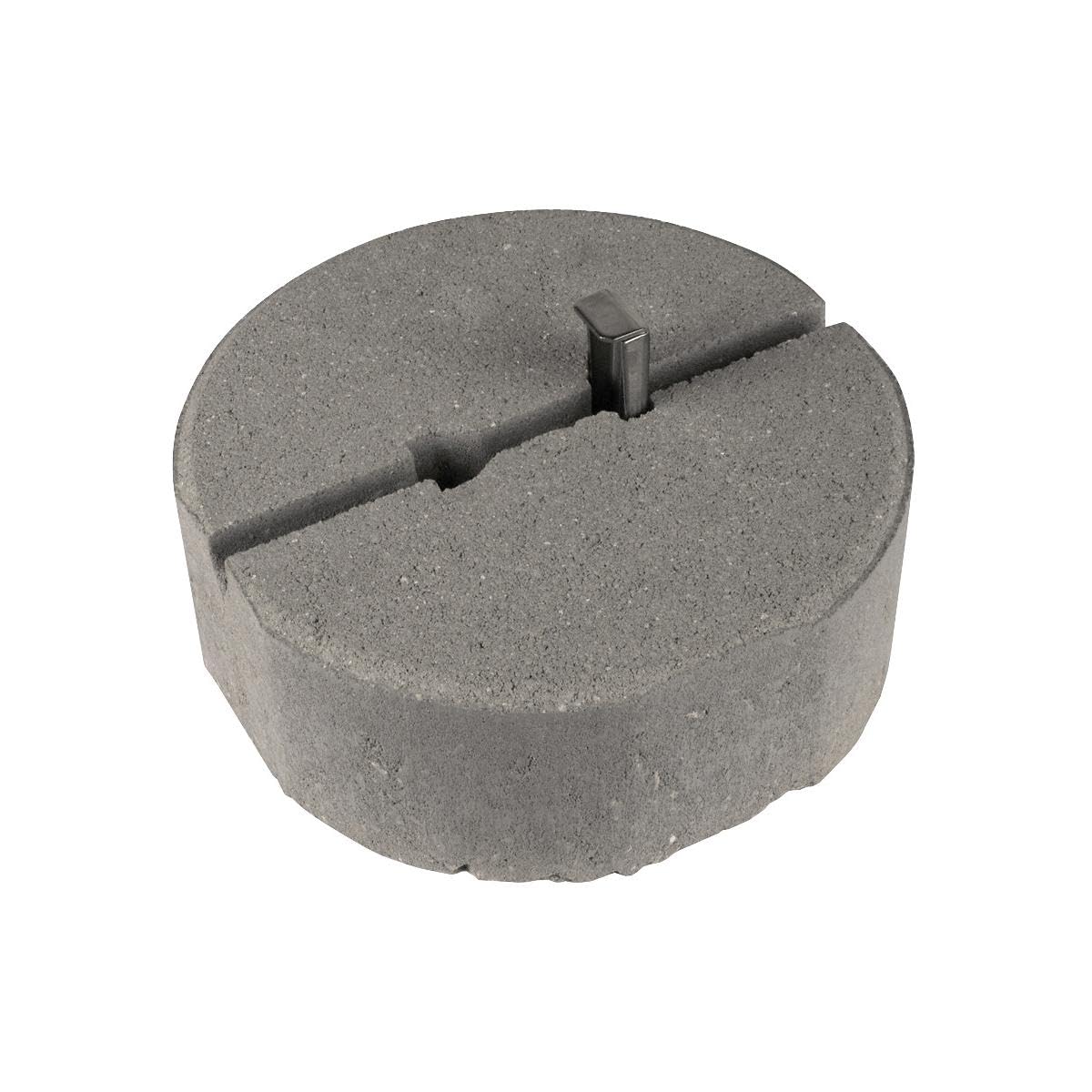 Zócalo hormigon b55 diámetro 240mm solución para bases de protección sin perforar