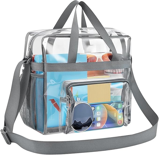 Clear Bag Sac Fourre-tout Transparent Approuvé Par Les Stades