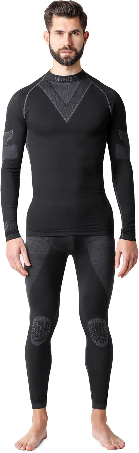 Ladeheid LAGI003 Men's Long Sleeve Thermal Underwear Set