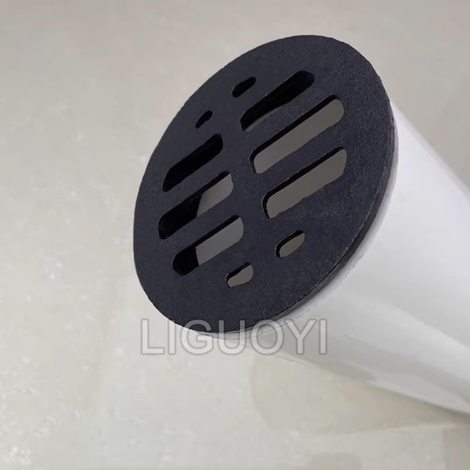 Copertura di scarico in ghisa, griglia rotonda per scarico a pavimento, durevole e facile da installare per cortile, prati, patii, parcheggi
