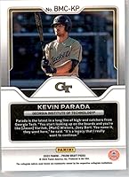 Vista 2 de Panini Prizm Draft Picks Big Man on Campus #7 Kevin Parada RC Rookie Georgia Tech Yellow Jackets Béisbol Tarjeta de intercambio de béisbol 2022