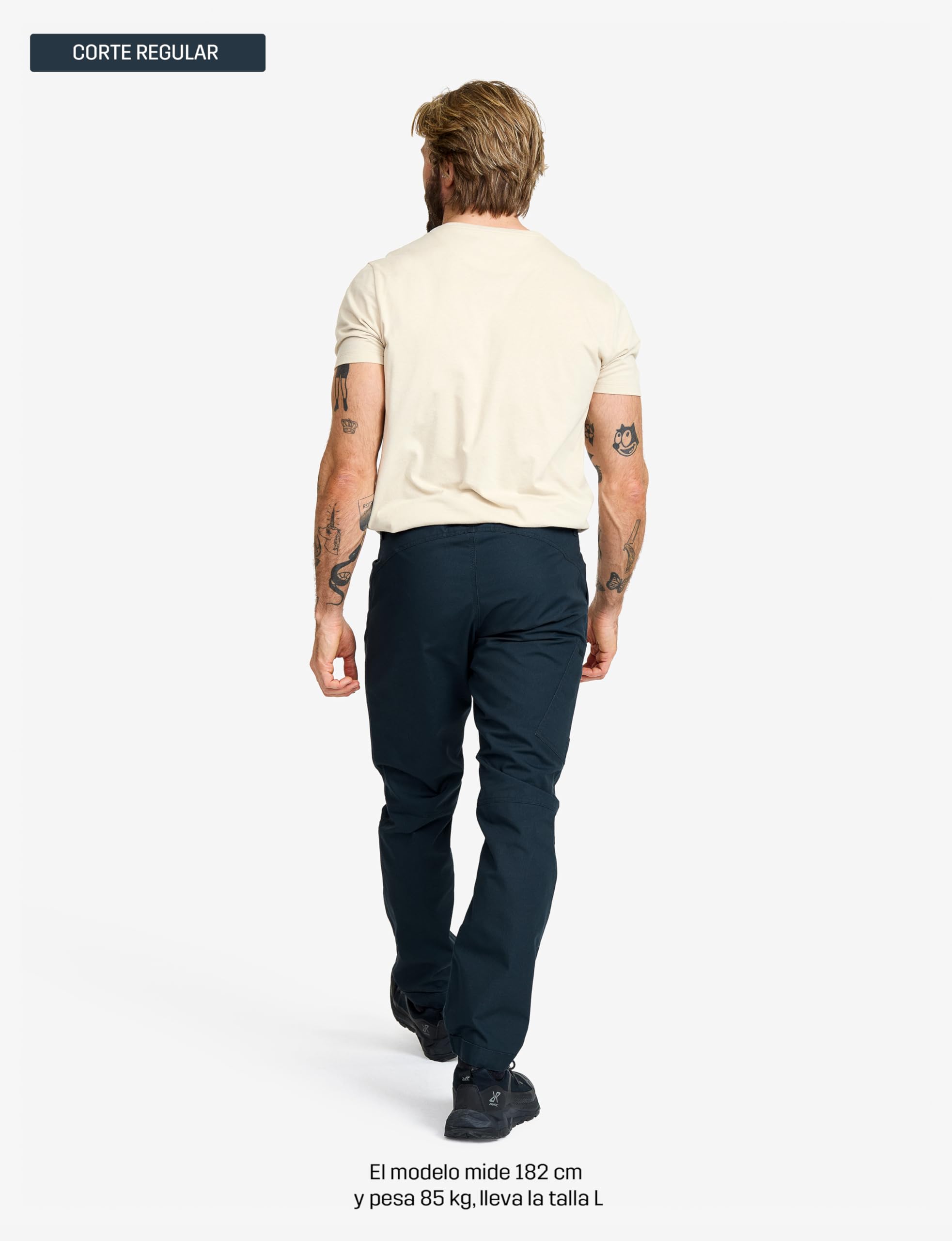 RevolutionRace Outdoor Basic Pants para Hombre, Pantalones de Senderismo para Todas Las Actividades al Aire Libre