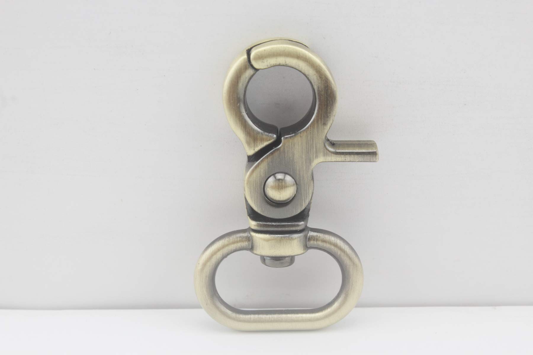 3dancraftit Lobster Claw Bolt Swivel Snap Hooks Clasp Lanyards Trigger Hook zinc alloying 3/4 Inch/19mm (Eye Size) 8 Pieces Anti Bronze CF20