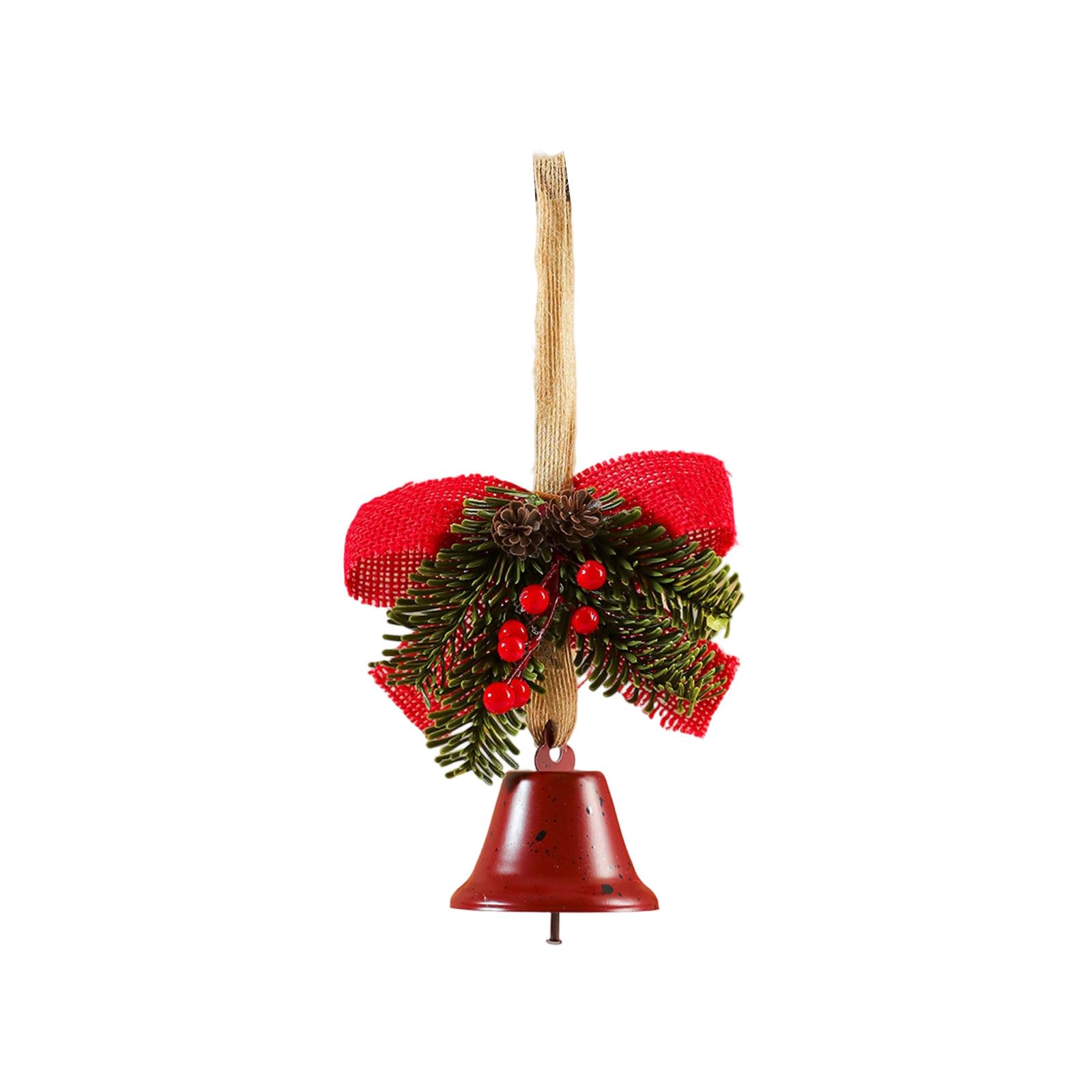 KAQNTUD Christmas Bells for Hanging, Decorative Tree Decorations, Bows for Hanging, for Home, Bells Ornaments, Tree Decorations for Parties, Indoor and Outdoor Use
