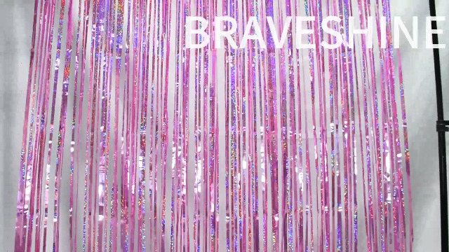 Amazon.co.jp: 2個セット BRAVESHINE タッセルカーテン キラキラ 背景