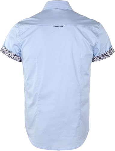 Miniatura 2 de Jandukar Short Sleeve Dress Shirts for Men Collard Button Up Shirts