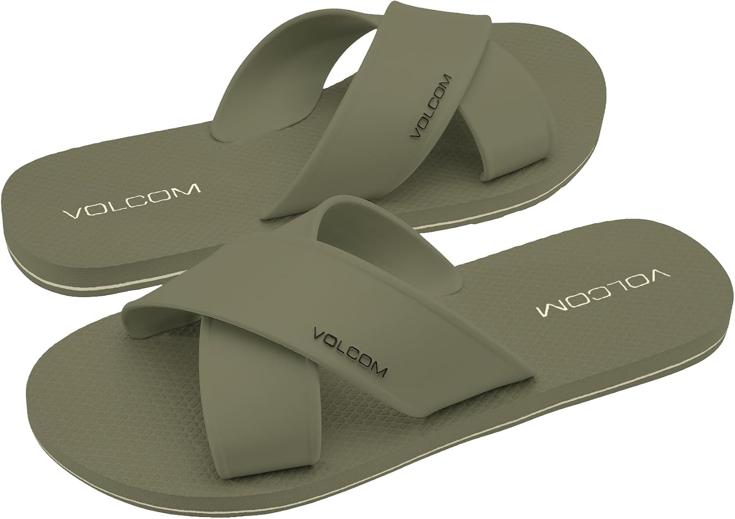 Volcom Volcomotion Slide Sandals – Comfort Foam Footbed, Sporty Strap Slides womens Flip-Flop
