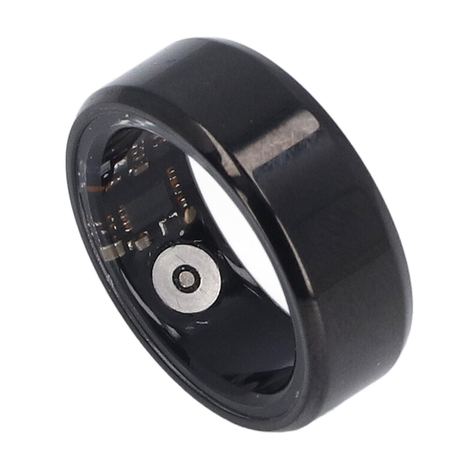 Smart Ring Fitness Tracker, IP68 Water-resistant Bluetooth Connection Rechargeable Pedometer Health Tracker Ring, Sleep Tracker Activity Tracker Ring (Size 7)