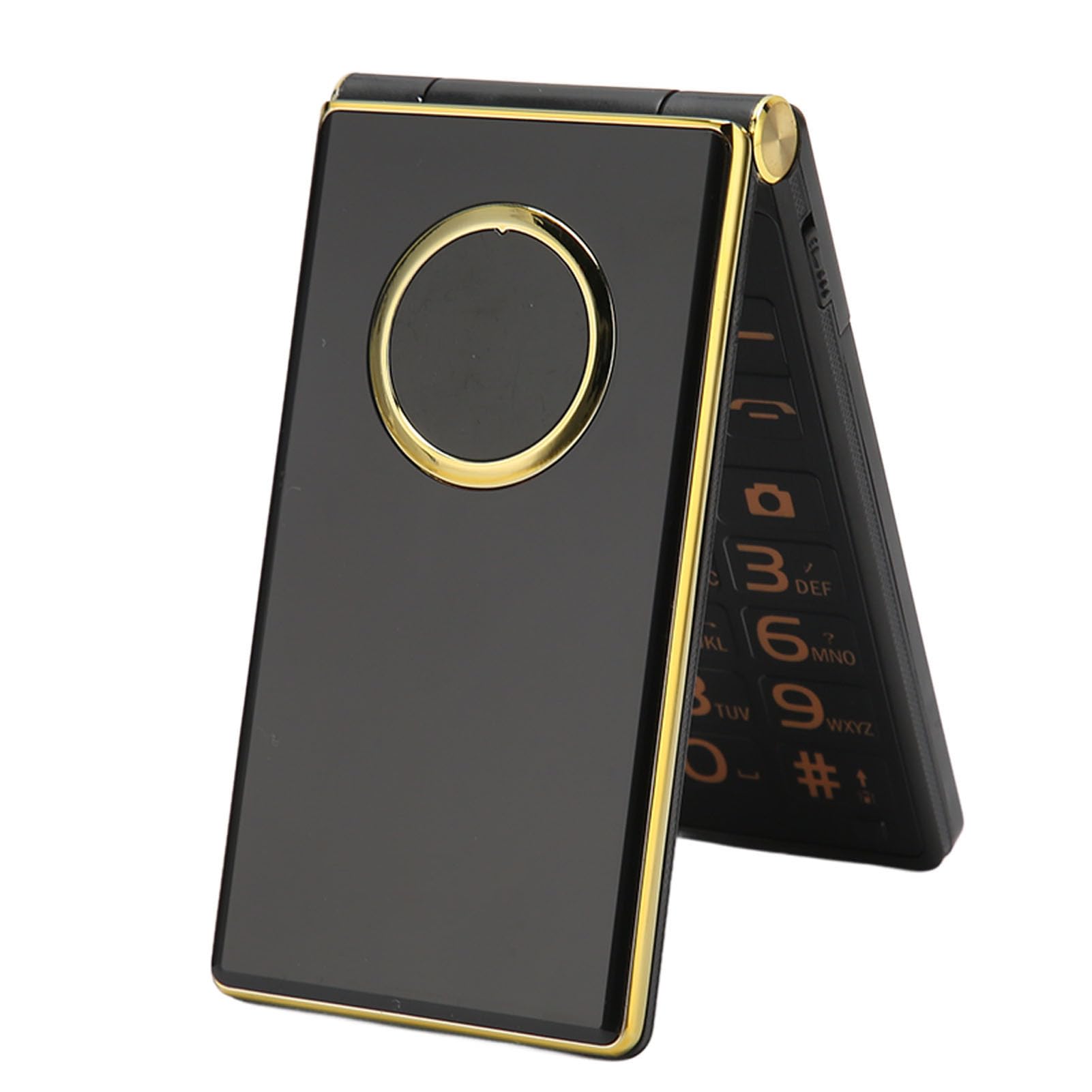 Telefon Komórkowy z klapką M3 1 2G dla Seniorów, Odblokowany Telefon Komórkowy z Dużym Przyciskiem i Głośnym Dźwiękiem, Dwie Karty SIM, Pomoc w Nagłych Wypadkach SOS za Jednym