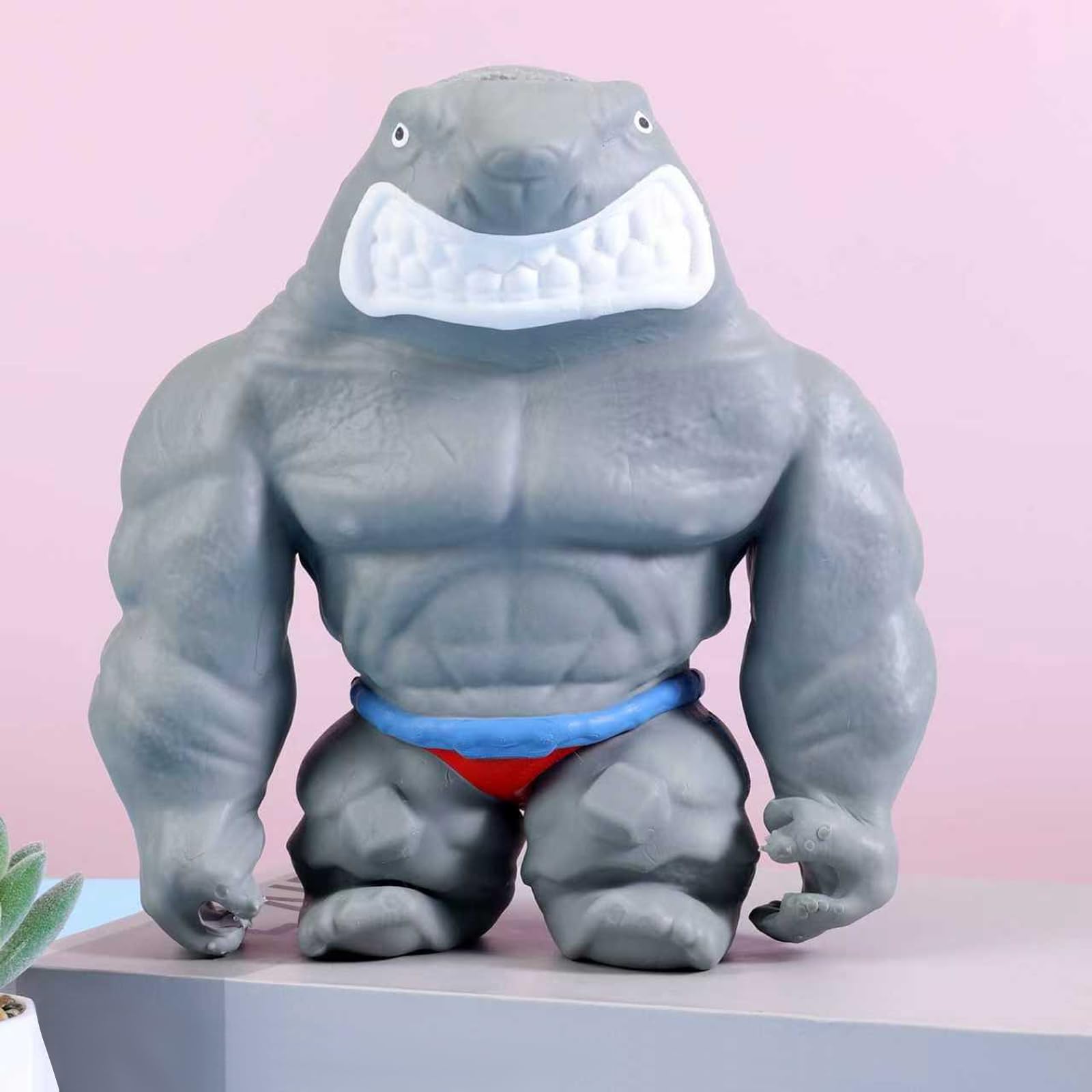 SHANK SHARK BIG SWEAT グレー　サイズL Amazon.com: Squishy Shark Toy – Big Stretchy Stress Relief for