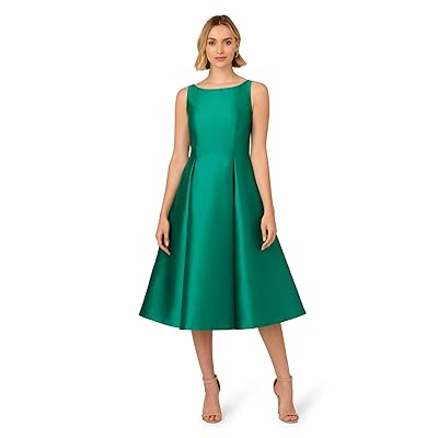 Adrianna Papell Sleeveless Tea Length Dress Women