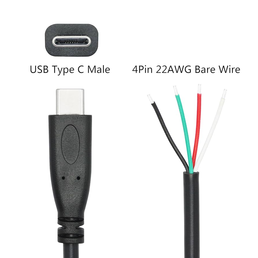 自作品 オーディオ用 USB type-c OTGケーブル(4芯) 自作品 オーディオ用 USB type-c OTGケーブル(4芯)